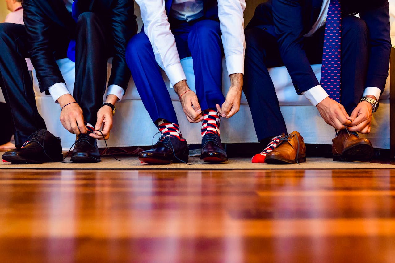 Colored Socks with a Black Suit: How to Make a Bold Yet Polished Statement